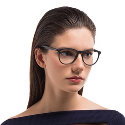 Shop Ray-Ban Erika Optics Round Eyeglasses in Black online.