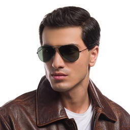 Shop Ray-Ban Round Double Bridge Sunglasses in Black online.