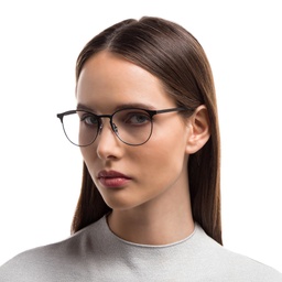 Shop Ray-Ban Unisex Panthos Eyeglasses in Black online.