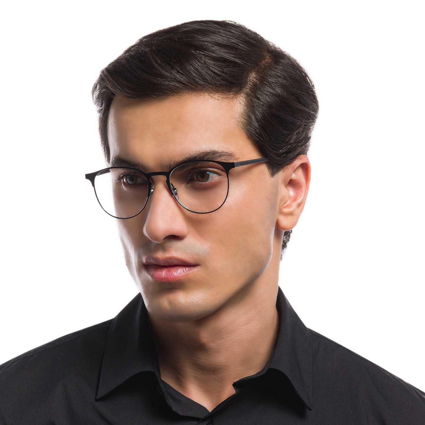 Shop Ray-Ban Unisex Panthos Eyeglasses in Black online.