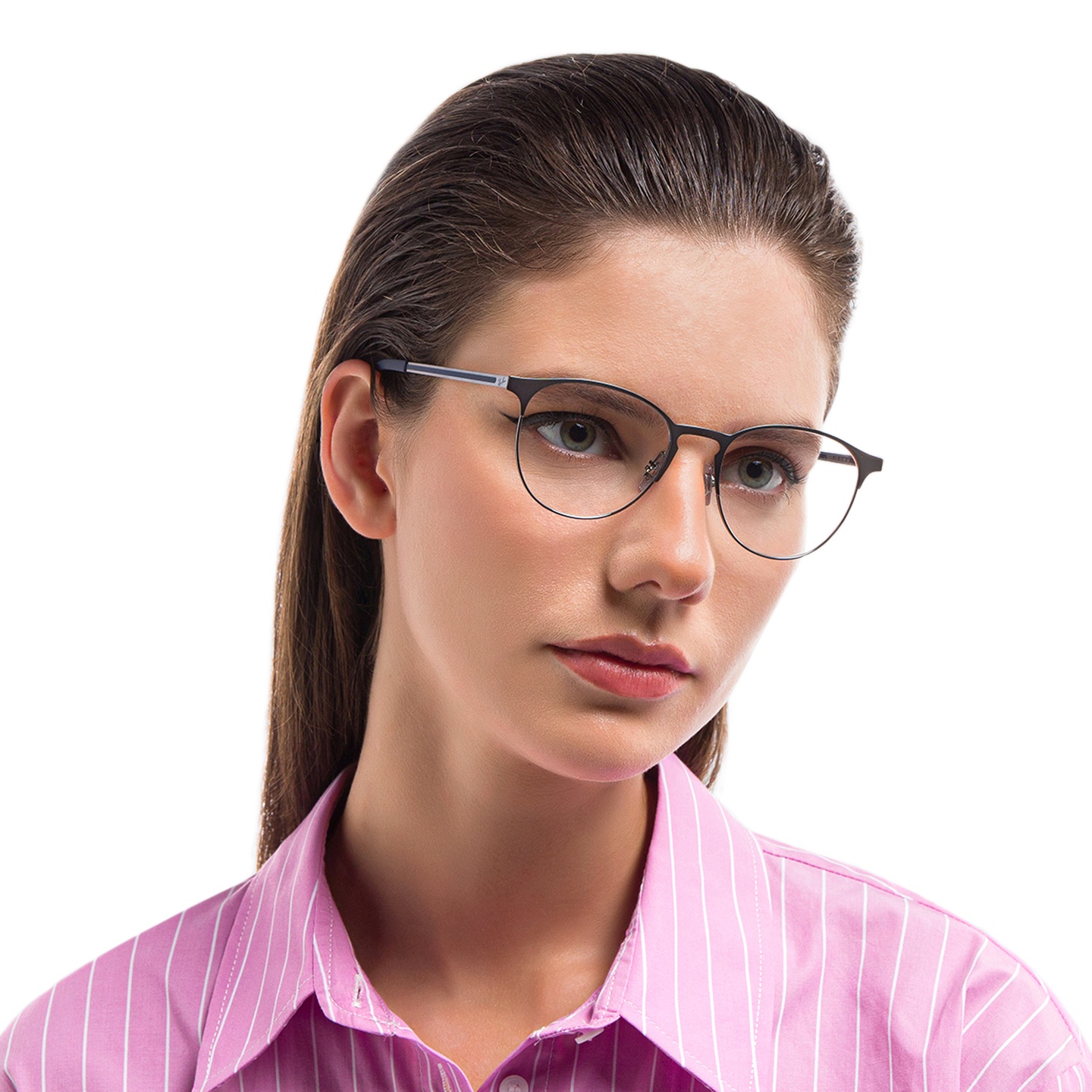 Shop Ray-Ban Unisex Panthos Eyeglasses in Gunmetal online.