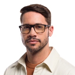 Shop Emporio Armani Rectangle Eyeglasses in Matte Havana online.