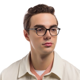 Shop Ray-Ban Leonard Square Eyeglasses in Black online.