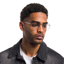 Shop Ray-Ban JACK Irregular Eyeglasses in Silver online.
