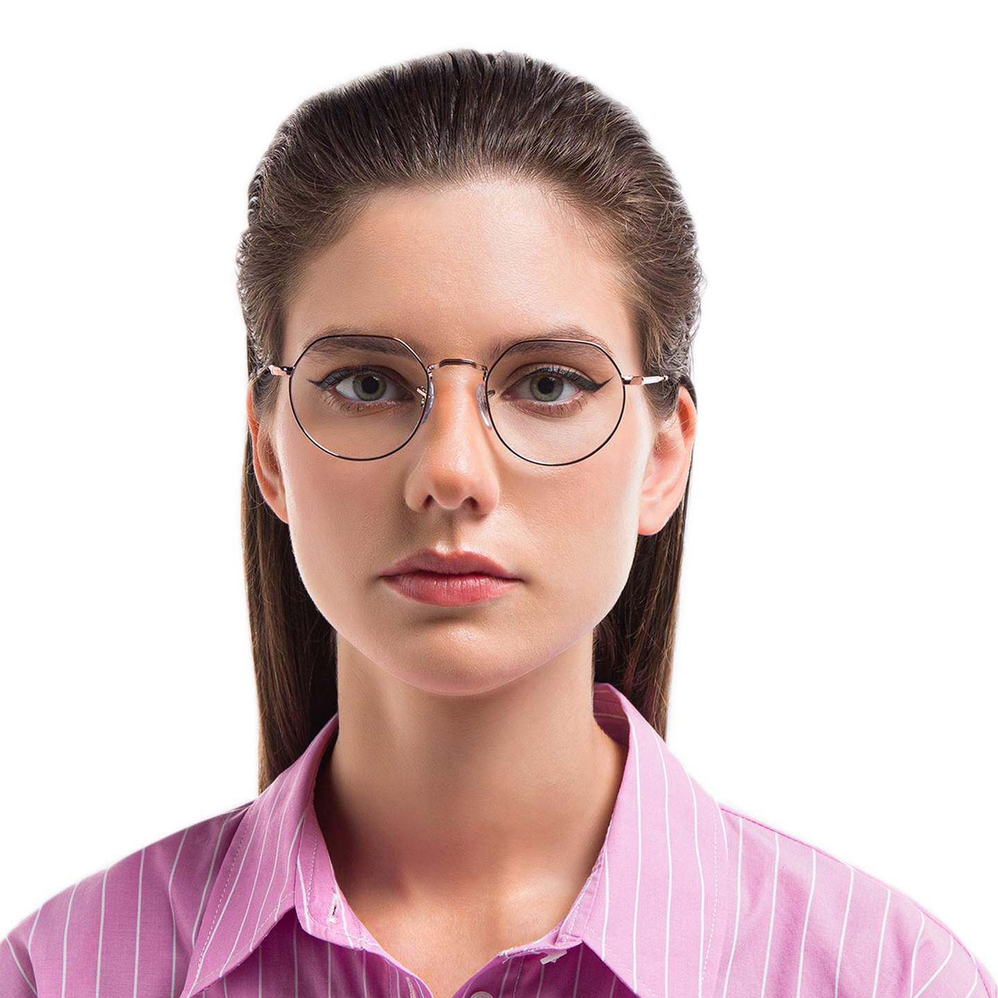 Shop Ray-Ban Jack Unisex Irregular Eyeglasses in Copper online.