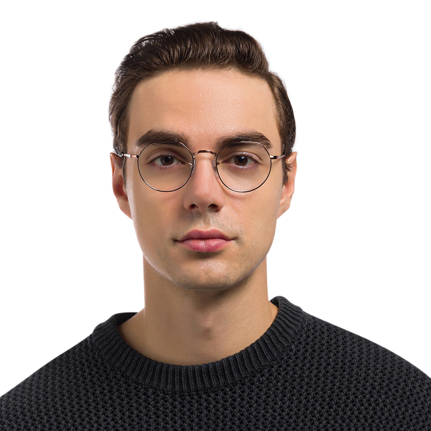 Shop Ray-Ban Jack Unisex Irregular Eyeglasses in Copper online.