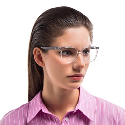 Shop Ray-Ban Square Eyeglasses in Transparent online.